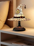Creative Stained Glass Witch USB Hat Lamp - GiftMira