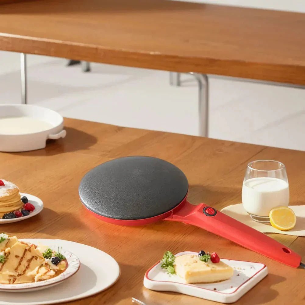 CrispWave Electric Crepe Maker - Best Non - Stick Pancake Griddle - GiftMira