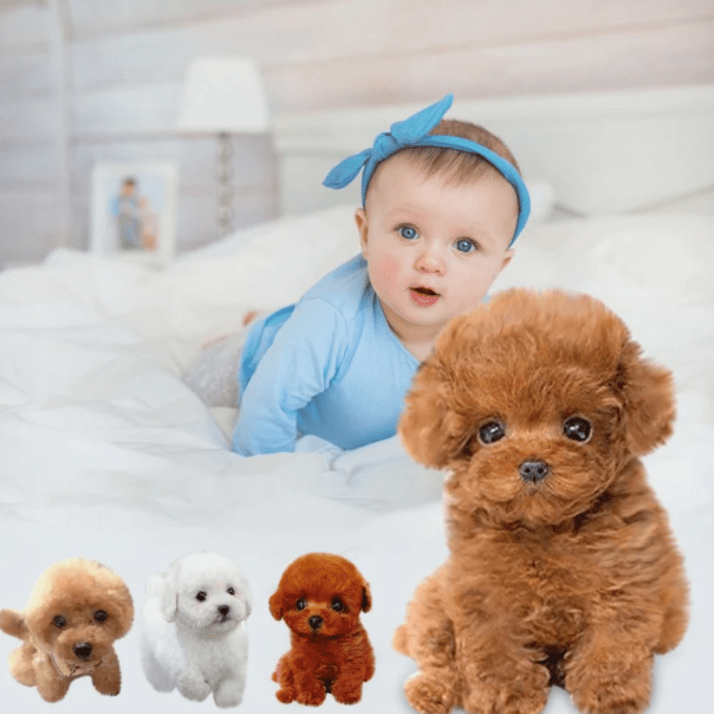 Cuddle Cushion Lifelike Plush Puppy Toy - GiftMira