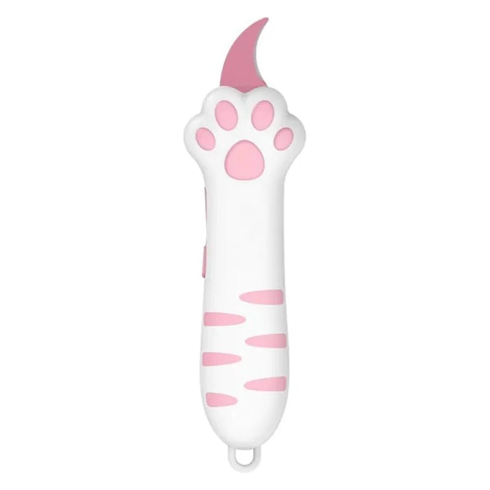 Cute Cat Paw Sharp Box Cutter: Mini Portable Cat Claw Utility Knife - GiftMira