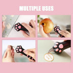 Cute Cat Paw Sharp Box Cutter: Mini Portable Cat Claw Utility Knife - GiftMira