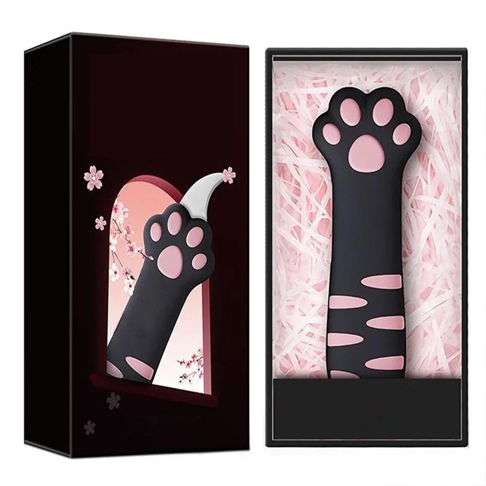 Cute Cat Paw Sharp Box Cutter: Mini Portable Cat Claw Utility Knife - GiftMira