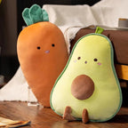 Cute Fruit & Veggie Kawai Plush Pillow – Soft & Adorable Stuffed Toy! - GiftMira