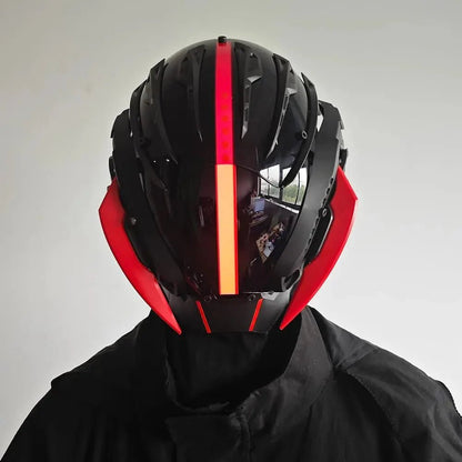CyberPunk Mask for Men: Cosplay Samurai Mask for Halloween & Music Festivals - GiftMira