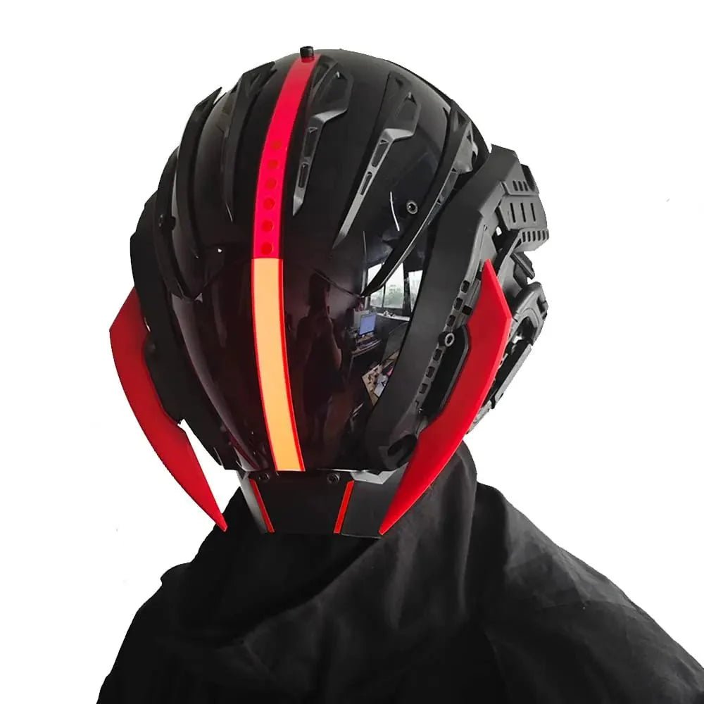 CyberPunk Mask for Men: Cosplay Samurai Mask for Halloween & Music Festivals - GiftMira