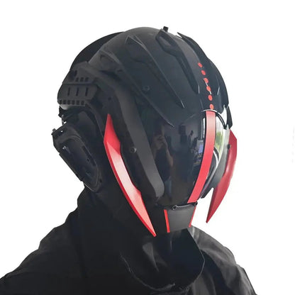 CyberPunk Mask for Men: Cosplay Samurai Mask for Halloween & Music Festivals - GiftMira