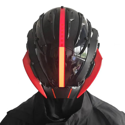 CyberPunk Mask for Men: Cosplay Samurai Mask for Halloween & Music Festivals - GiftMira