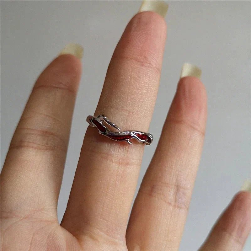 DarkAesthetic™ Gothic Cross Ring | Punk Irregular Y2K Grunge Jewelry - GiftMira