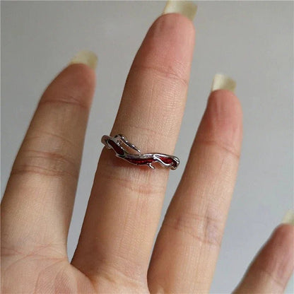 DarkAesthetic™ Gothic Cross Ring | Punk Irregular Y2K Grunge Jewelry - GiftMira