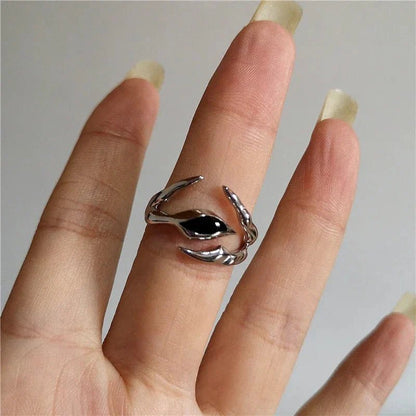 DarkAesthetic™ Gothic Cross Ring | Punk Irregular Y2K Grunge Jewelry - GiftMira