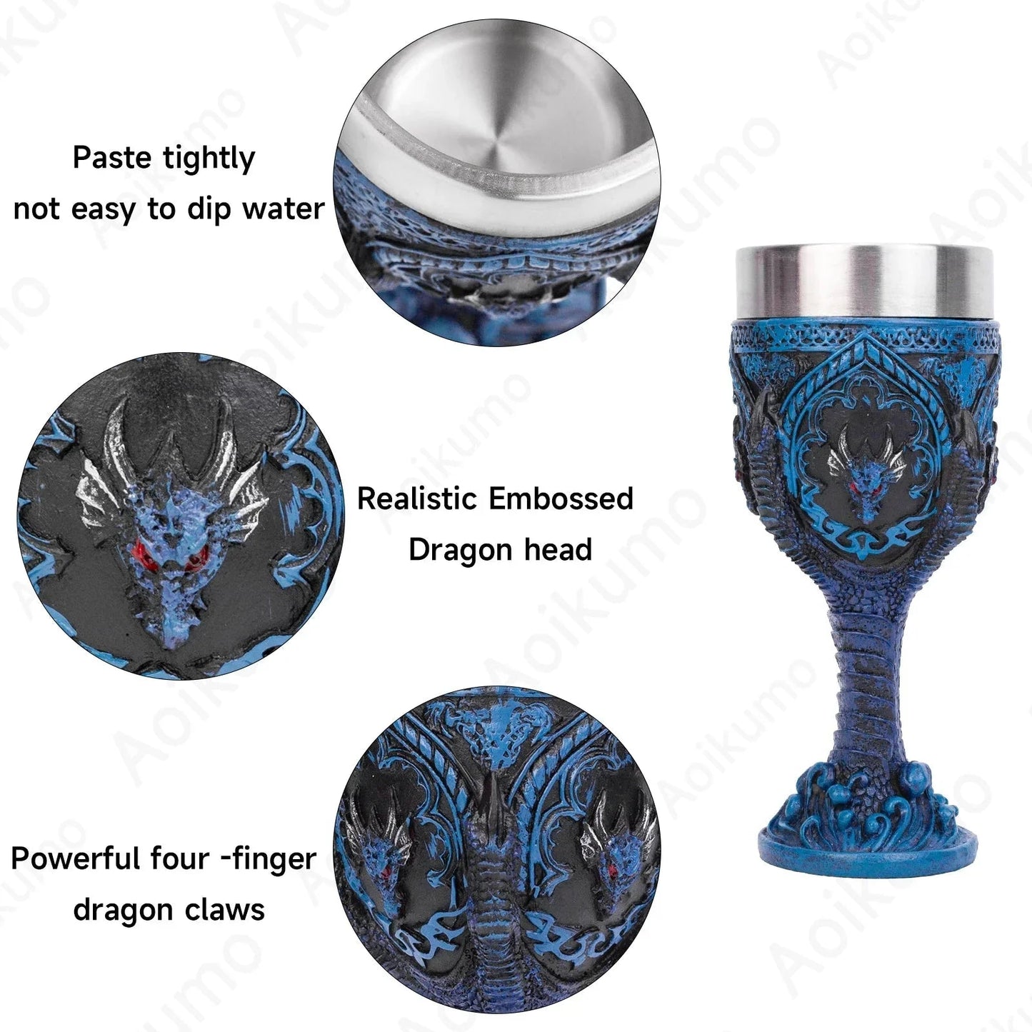 DarkFang Gothic Wine Goblet - GiftMira