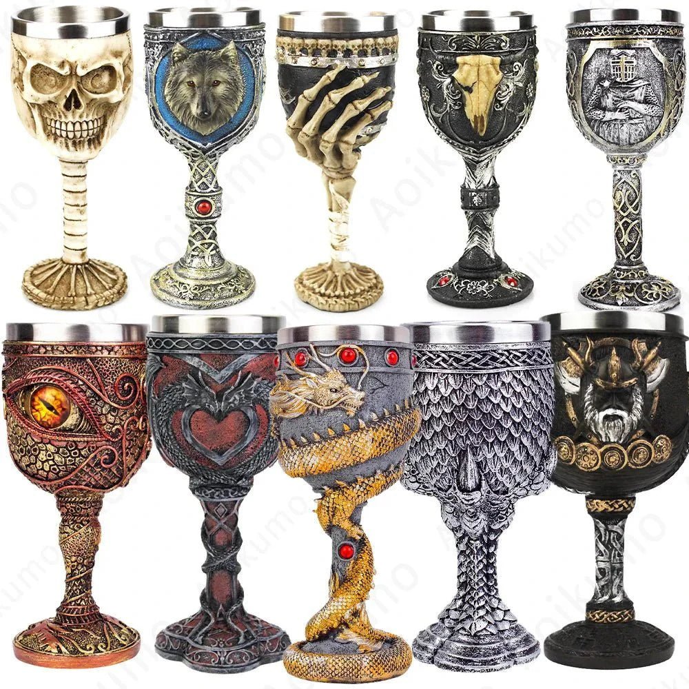 DarkFang Gothic Wine Goblet - GiftMira