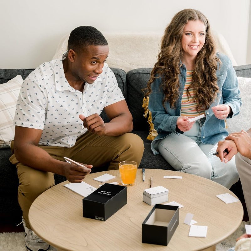 Deep Conversation Card Game 99 Question Cards 3 Levels Date Night Game Night Adults Couples Friends Ages 17+ - GiftMira