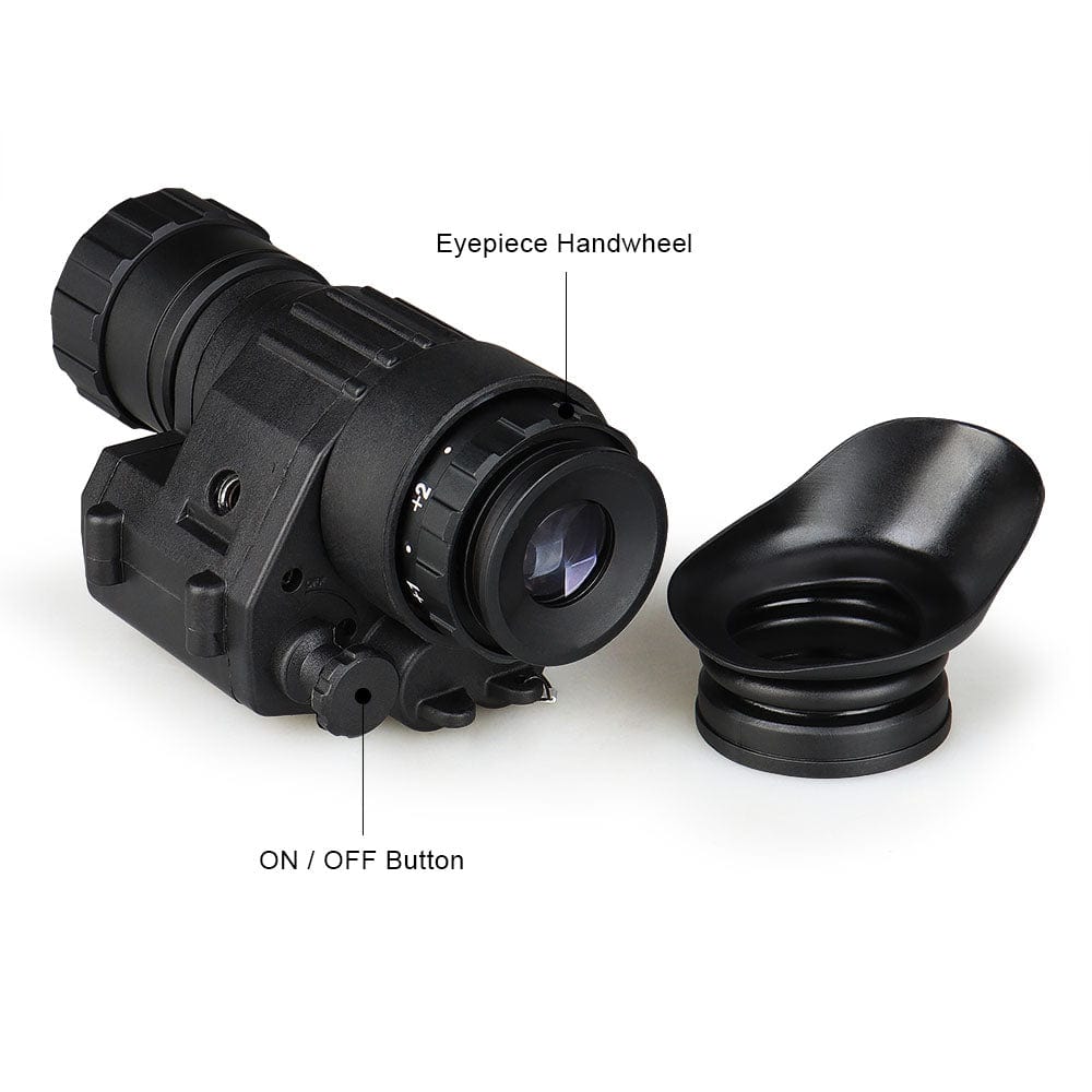 Digital PVS - 14 Style Night Vision Monocular – 2X 28mm, 850nm IR Illuminator - GiftMira
