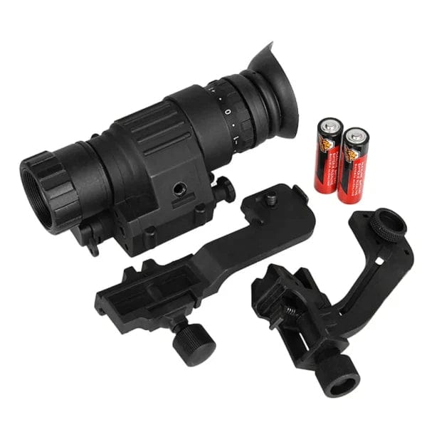 Digital PVS - 14 Style Night Vision Monocular – 2X 28mm, 850nm IR Illuminator - GiftMira
