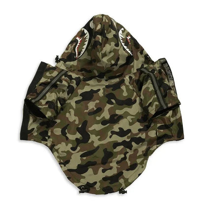 Dog Windbreaker Raincoat with Hoodie - GiftMira
