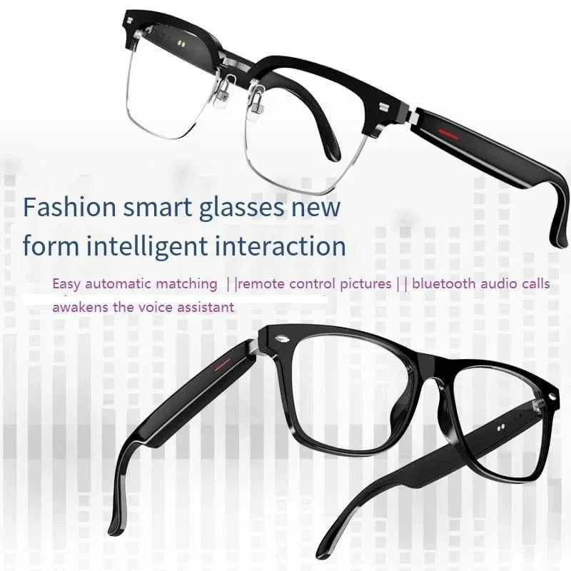 E13 Bluetooth Smart Reading Glasses Open Ear Audio Blue Light Blocking IPX67 Touch Control Unisex - GiftMira