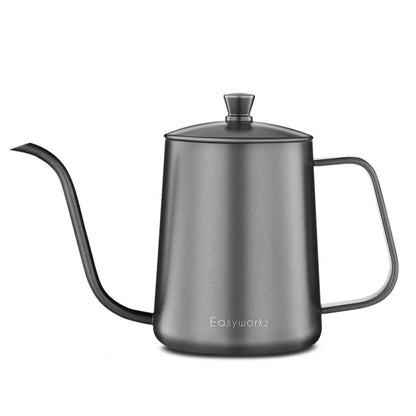 Easyworkz Gage Gooseneck Stainless Steel Pour Over Coffee Kettle - Coffee Pot With Long Narrow Spout - GiftMira