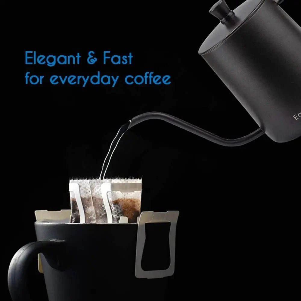 Easyworkz Gage Gooseneck Stainless Steel Pour Over Coffee Kettle - Coffee Pot With Long Narrow Spout - GiftMira