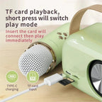EchoVibe: Bluetooth Karaoke Speaker | TF Card, FM Radio, HiFi Bass, Hands - Free Calls - GiftMira