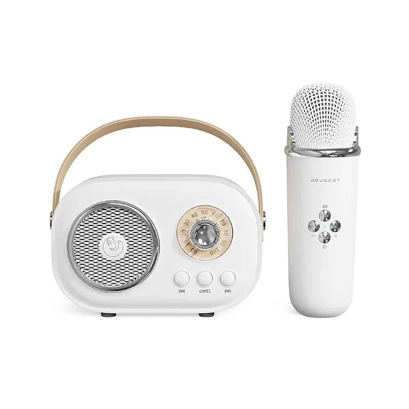 EchoVibe: Bluetooth Karaoke Speaker | TF Card, FM Radio, HiFi Bass, Hands - Free Calls - GiftMira