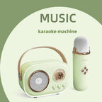 EchoVibe: Bluetooth Karaoke Speaker | TF Card, FM Radio, HiFi Bass, Hands - Free Calls - GiftMira