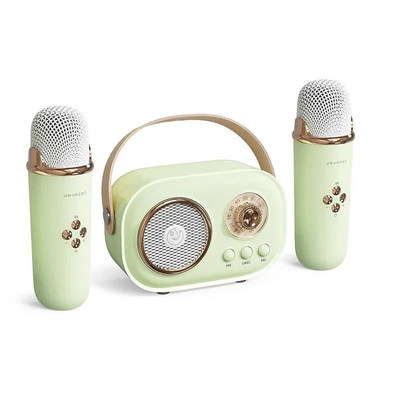 EchoVibe: Bluetooth Karaoke Speaker | TF Card, FM Radio, HiFi Bass, Hands - Free Calls - GiftMira