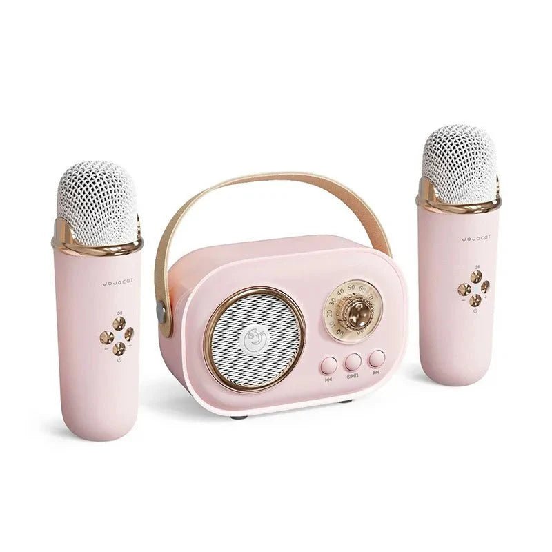 EchoVibe: Bluetooth Karaoke Speaker | TF Card, FM Radio, HiFi Bass, Hands - Free Calls - GiftMira