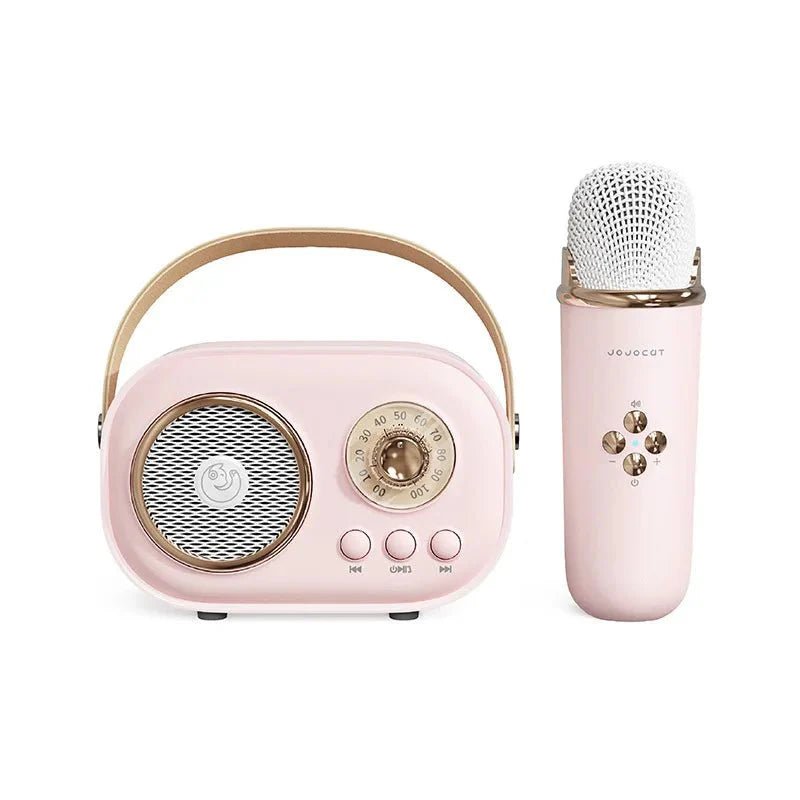 EchoVibe: Bluetooth Karaoke Speaker | TF Card, FM Radio, HiFi Bass, Hands - Free Calls - GiftMira