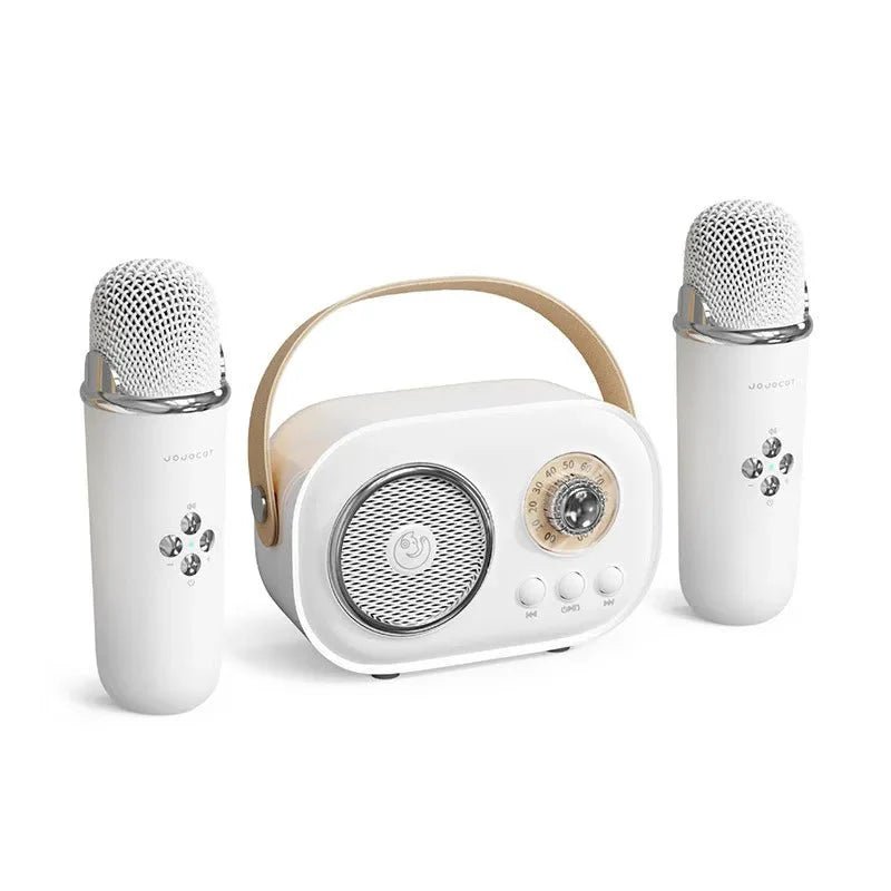 EchoVibe: Bluetooth Karaoke Speaker | TF Card, FM Radio, HiFi Bass, Hands - Free Calls - GiftMira