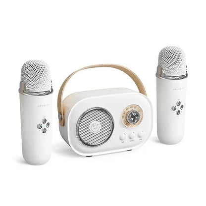 EchoVibe: Bluetooth Karaoke Speaker | TF Card, FM Radio, HiFi Bass, Hands - Free Calls - GiftMira