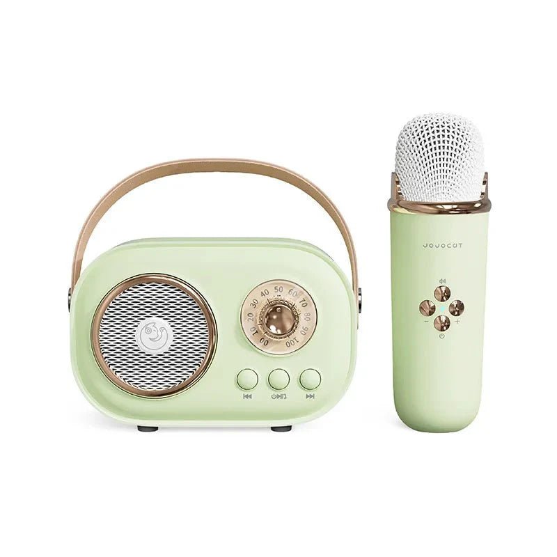 EchoVibe: Bluetooth Karaoke Speaker | TF Card, FM Radio, HiFi Bass, Hands - Free Calls - GiftMira