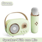 EchoVibe: Bluetooth Karaoke Speaker | TF Card, FM Radio, HiFi Bass, Hands - Free Calls - GiftMira