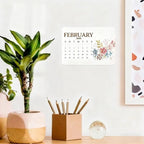 Eco - Friendly Plantable Seed Calendar 2026 – 12 Month Biodegradable Wildflower Planner with Stand - GiftMira