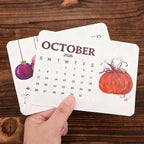 Eco - Friendly Plantable Seed Calendar 2026 – 12 Month Biodegradable Wildflower Planner with Stand - GiftMira