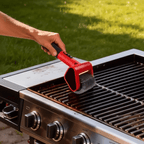 Electric Grill Brush Rechargeable 650RPM Spinning LED Stainless Steel Cordless BBQ Cleaner Outdoor - GiftMira