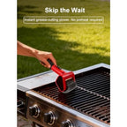 Electric Grill Brush Rechargeable 650RPM Spinning LED Stainless Steel Cordless BBQ Cleaner Outdoor - GiftMira