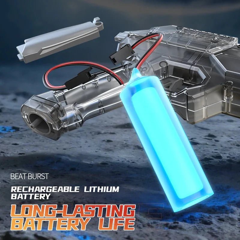 Electric Water Gun Automatic Water Blaster Powerful Squirt Toy for Adults Kids Beach Summer Gift - GiftMira