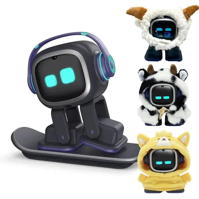 Emo Intelligent Robot Pet Clothes: AI Sound Player & Electronic Desktop Companion Accessories - GiftMira
