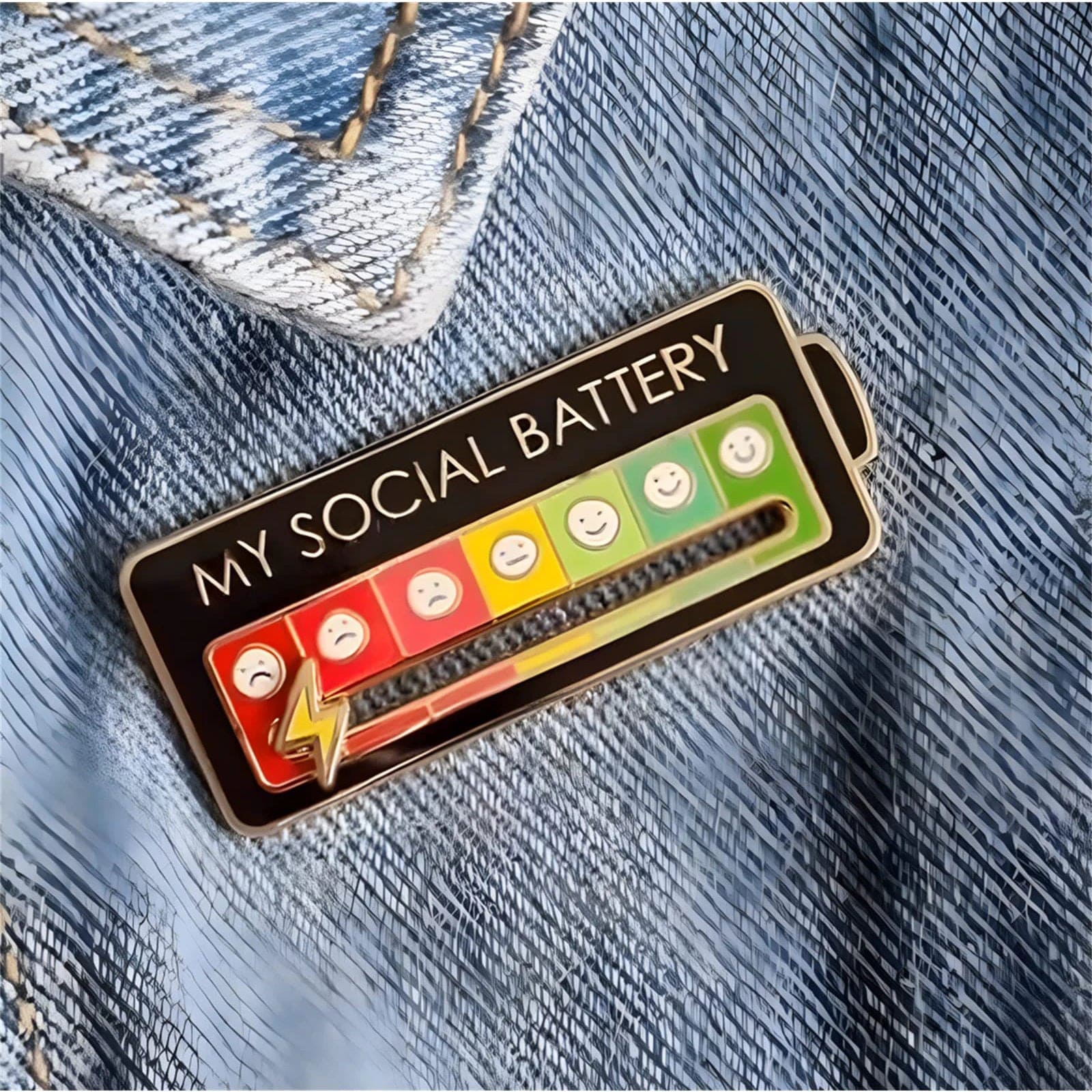 EmotionTrend Pins: Social Battery Mood Tracker - GiftMira