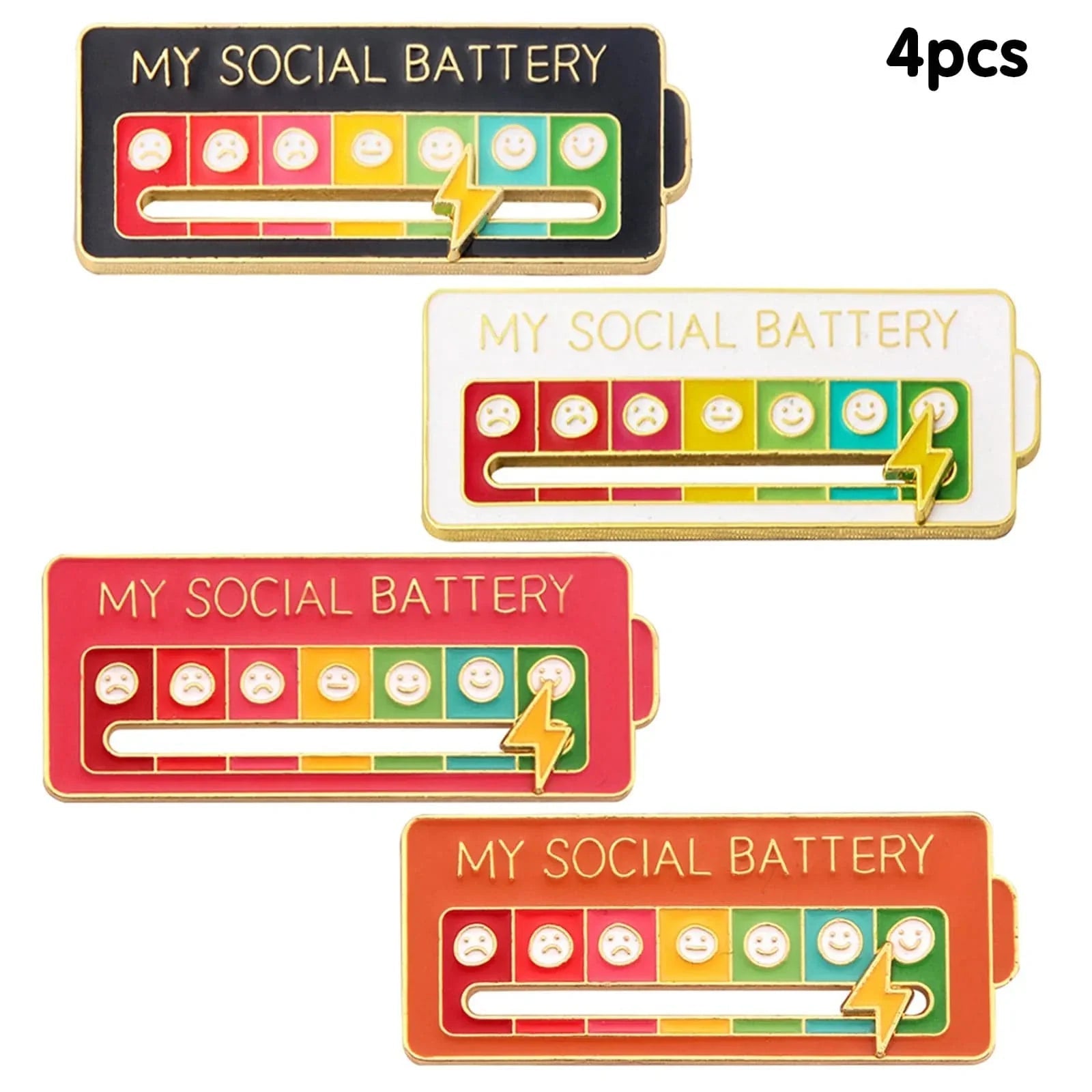 EmotionTrend Pins: Social Battery Mood Tracker - GiftMira