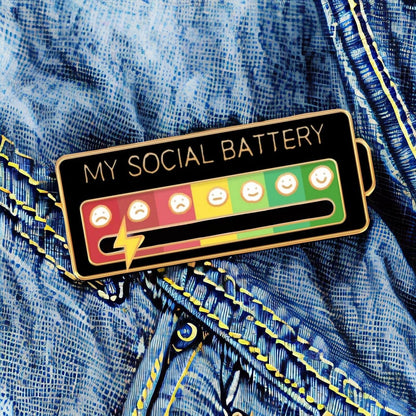 EmotionTrend Pins: Social Battery Mood Tracker - GiftMira