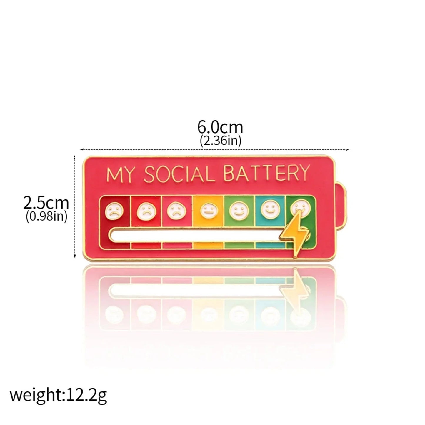 EmotionTrend Pins: Social Battery Mood Tracker - GiftMira