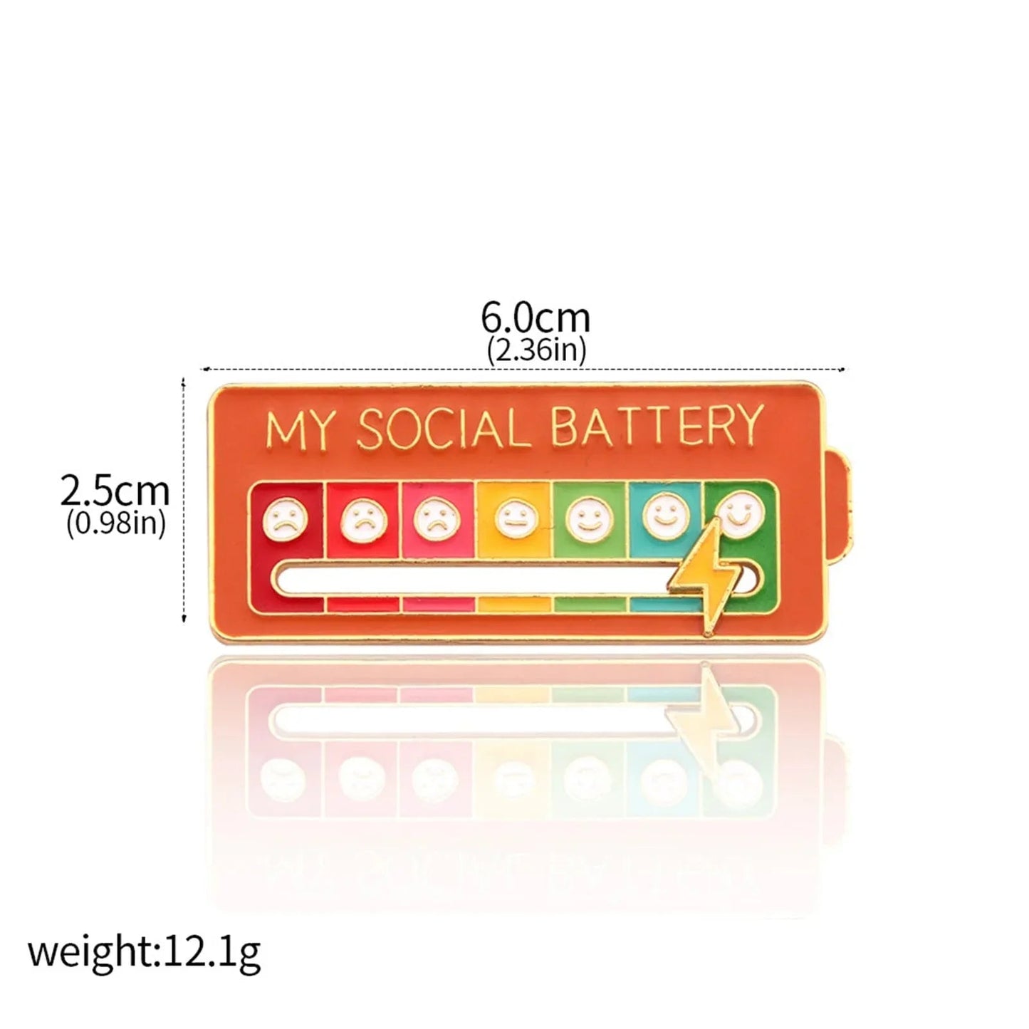 EmotionTrend Pins: Social Battery Mood Tracker - GiftMira