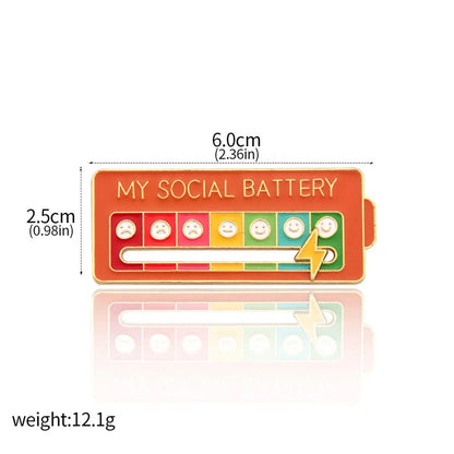 EmotionTrend Pins: Social Battery Mood Tracker - GiftMira