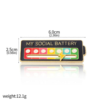 EmotionTrend Pins: Social Battery Mood Tracker - GiftMira