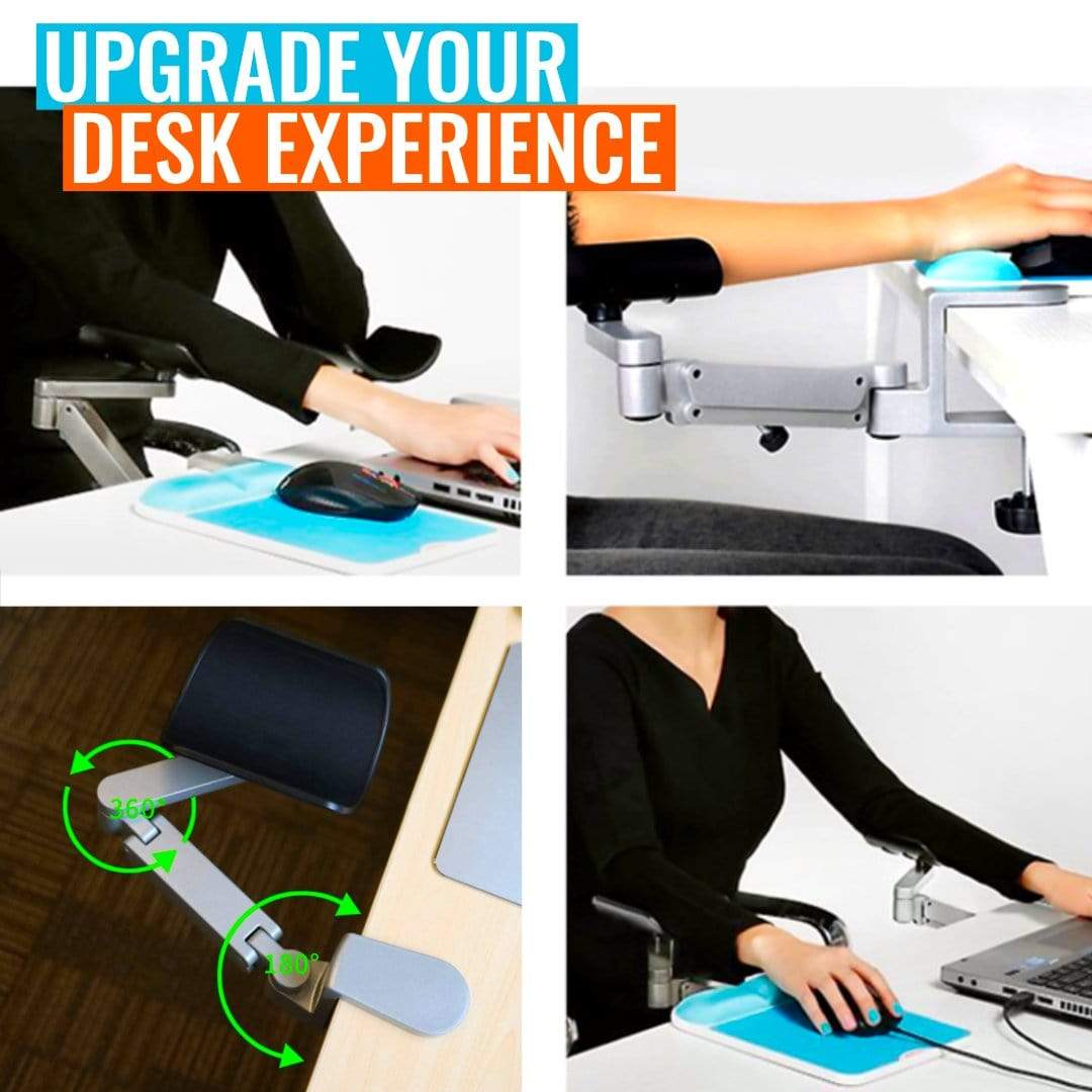 ErgoRest - Ergonomic Rotating Forearm Desk Support - GiftMira