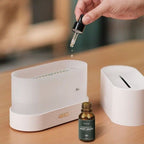 FlameScent - Flaming Effect Humidifier & Ultrasonic Cool Mist Aroma Diffuser - GiftMira