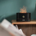 FlameScent - Flaming Effect Humidifier & Ultrasonic Cool Mist Aroma Diffuser - GiftMira