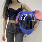 Fluffy Cartoon Motorcycle Helmet Cover Plush Set - Personalized Helmets Accessories - GiftMira